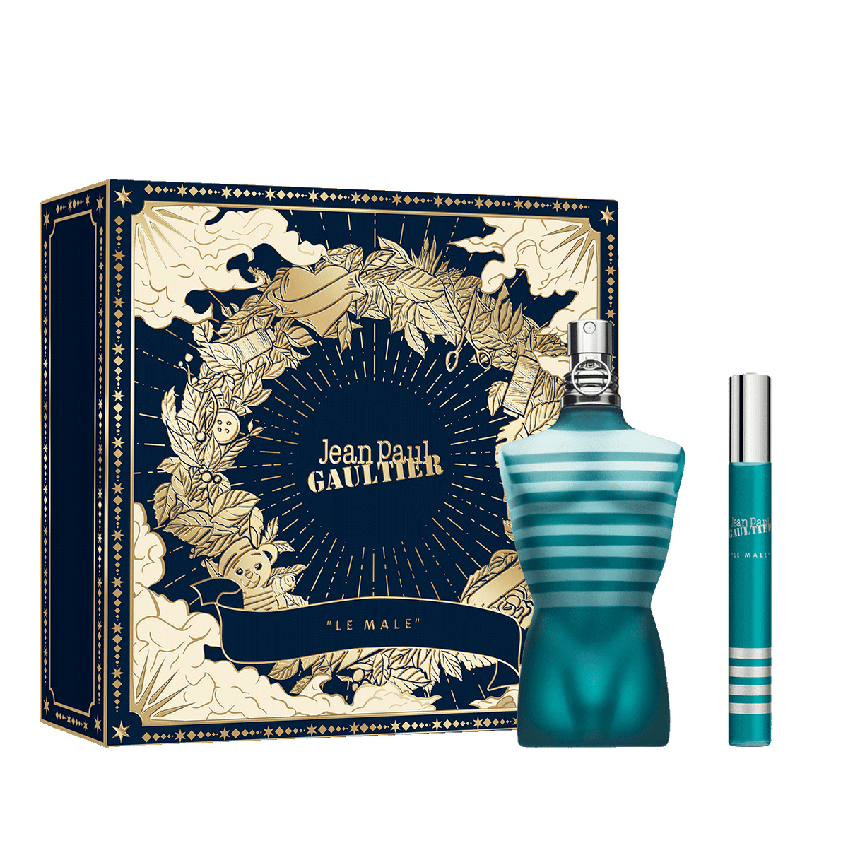 Jean Paul Gaultier Le Male 2.5 oz and Travel Spray 0.33 oz