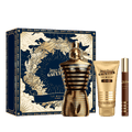 Jean Paul Gaultier Le Male Elixir 4.2 oz, Shower Gel 2.5 oz and Travel Spray 0.33 oz