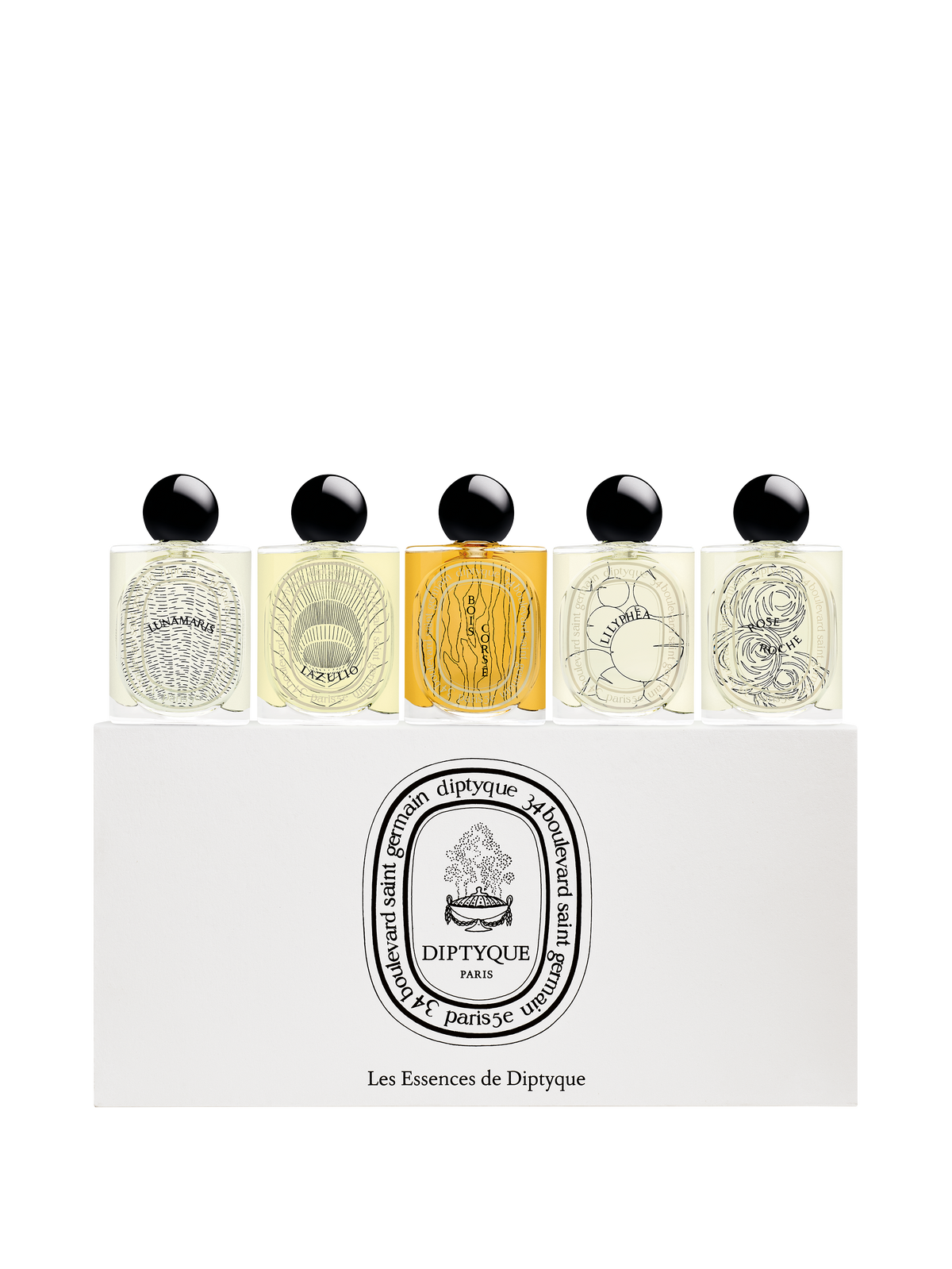 Diptyque Set of 5 eaux de parfum - Les Essences de Diptyque