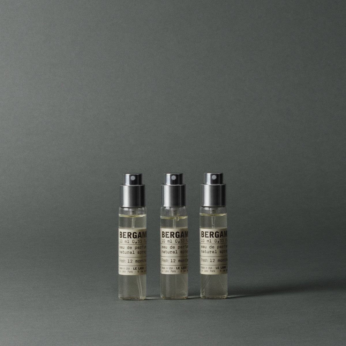 Le Labo BERGAMOTE 22 Travel Tube Refill Set 3 x 10 ml