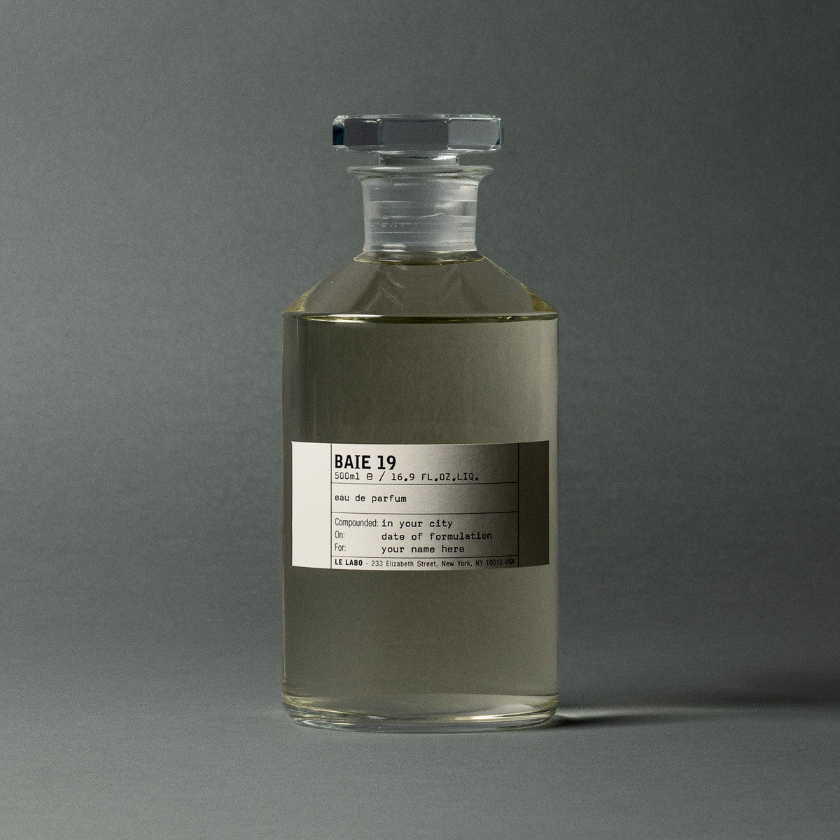 Le Labo BAIE 19 Eau de Parfum 500 ml