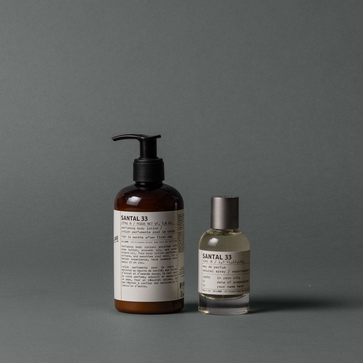 Le Labo SANTAL 33 SET Eau de Parfum & Body Lotion 50 ml + 237 ml
