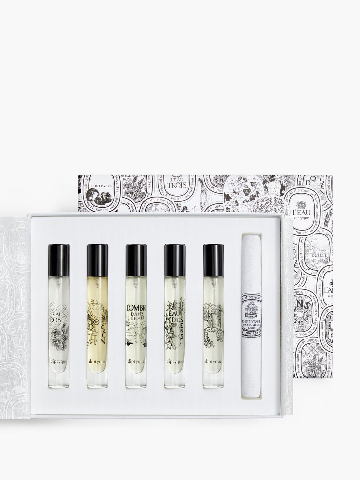 Diptyque Set of 5 Eaux de toilette - To compose