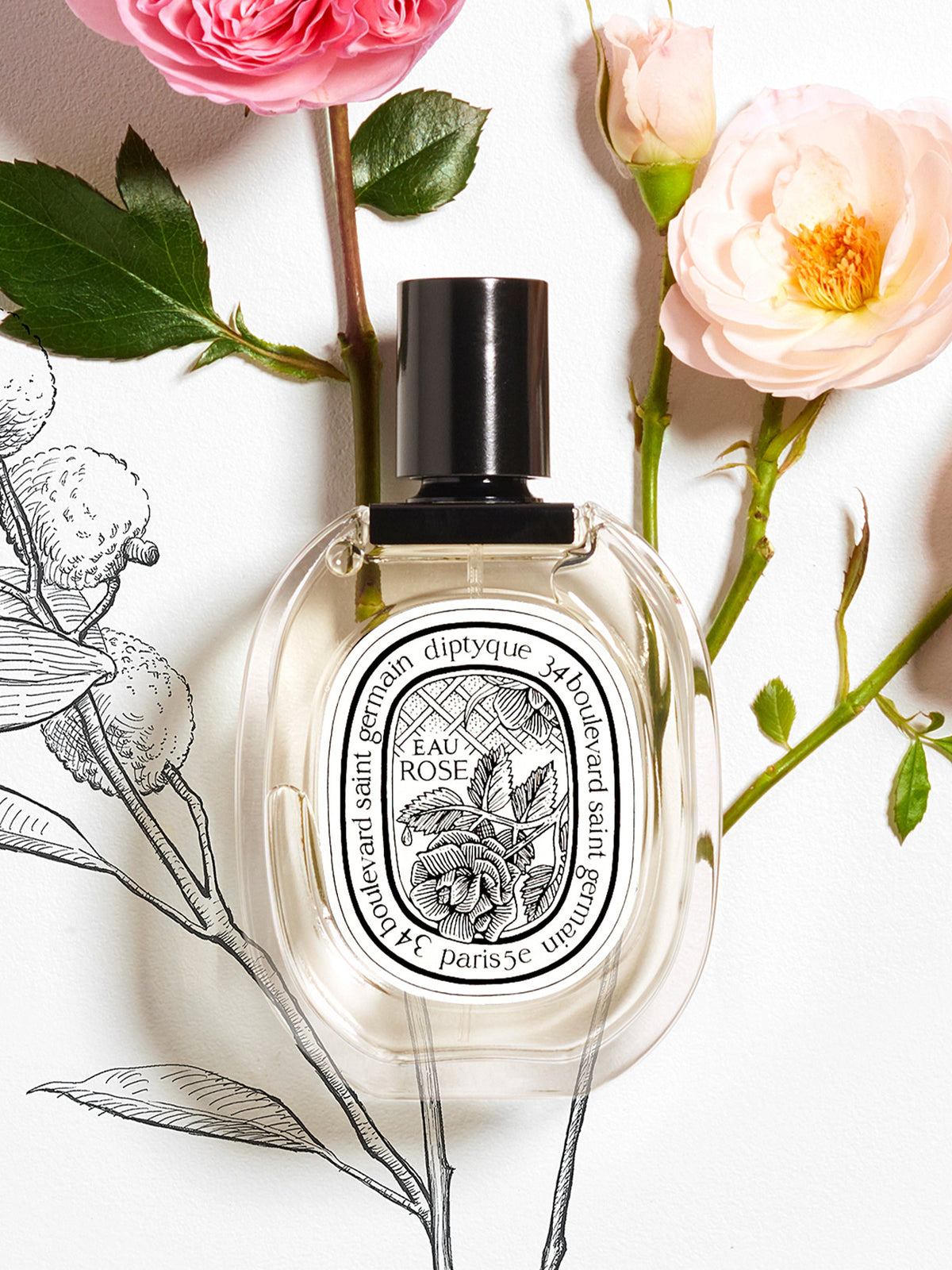 Diptyque Eau Rose - Eau de toilette - 50 ml