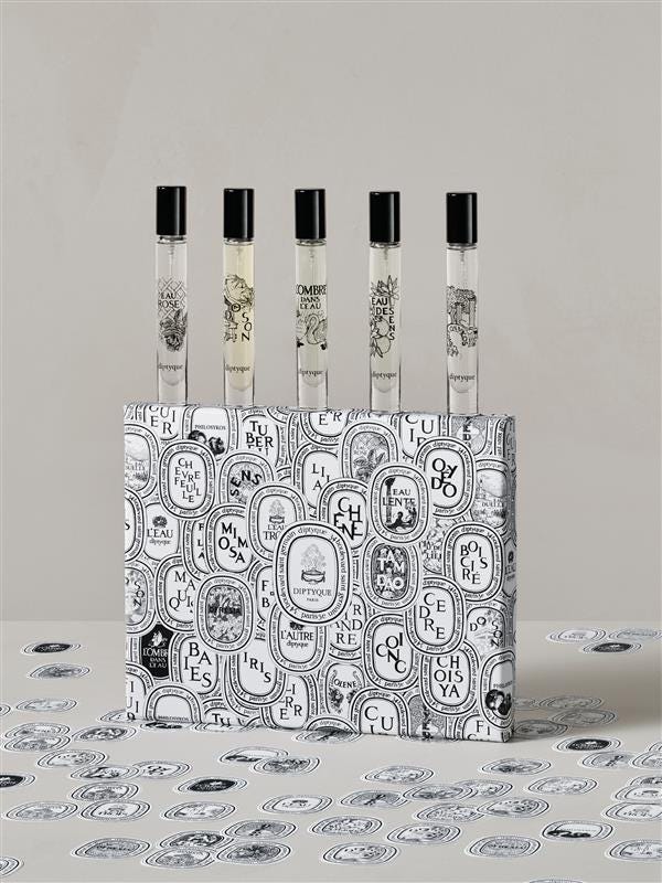 Diptyque Set of 5 Eaux de toilette - To compose