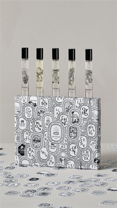 Diptyque Set of 5 Eaux de toilette - To compose