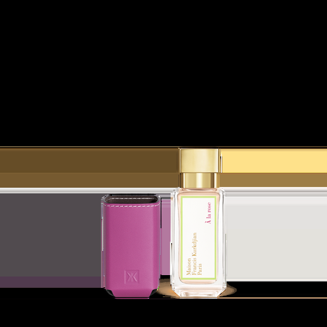 Maison Francis Kurkdjian À la rose Eau de parfum and Leather case Duo